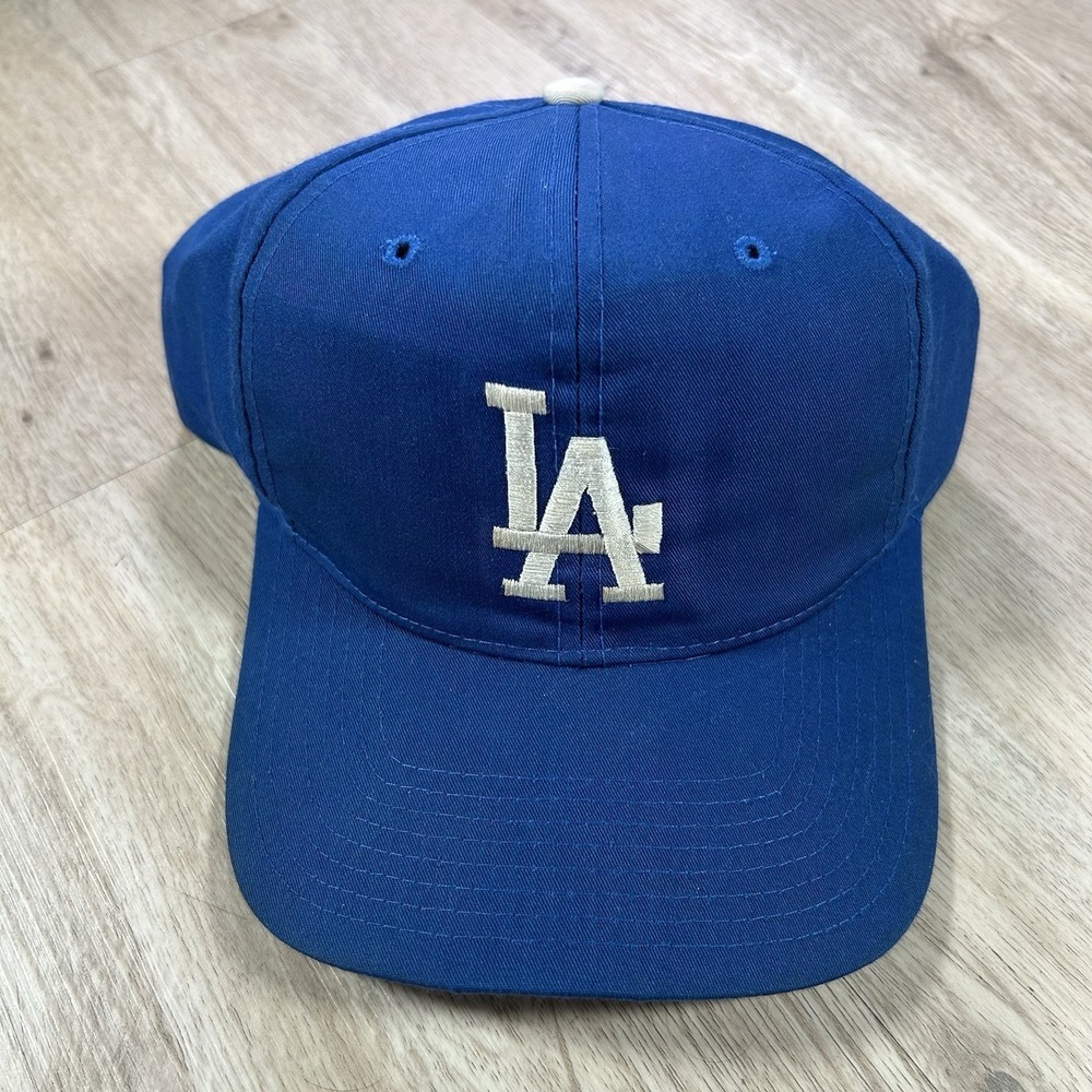 VTG Los Angeles Dodgers Snapback Hat MLB Baseball Twins Enterprise Blue Cap